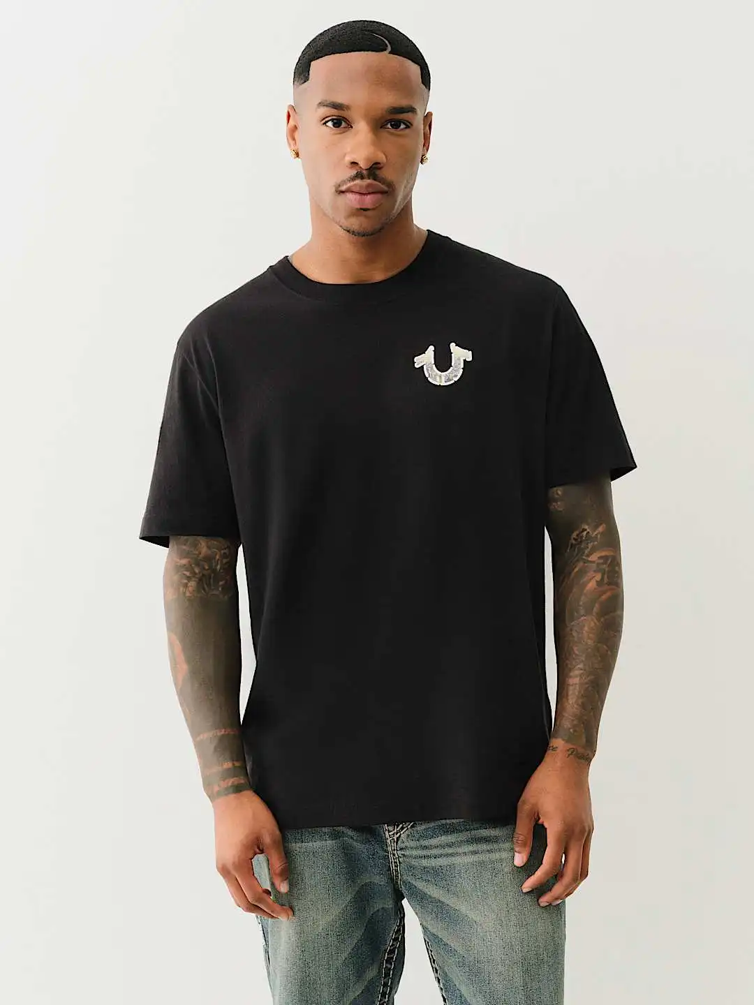 Summer Popular Trend Brand Printed Cotton T-Shirt Fashion