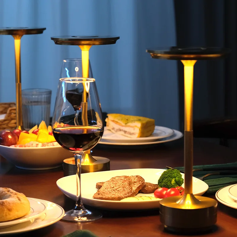 Gold-Table-Lamp-Rechargeable-LED-Lamp-Touch-Switch-Office-Lamp-for ...