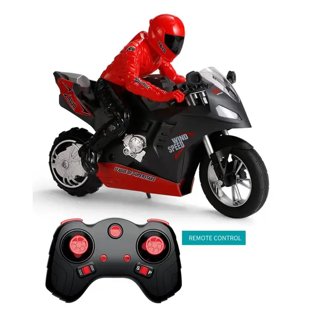 Mini Fashion DG-801 1:6 RC Remote Control Cars Motorcycle Self Balanced Stunt Racing Toy Plastic RTR High Speed 20km/h 360 Degre 2