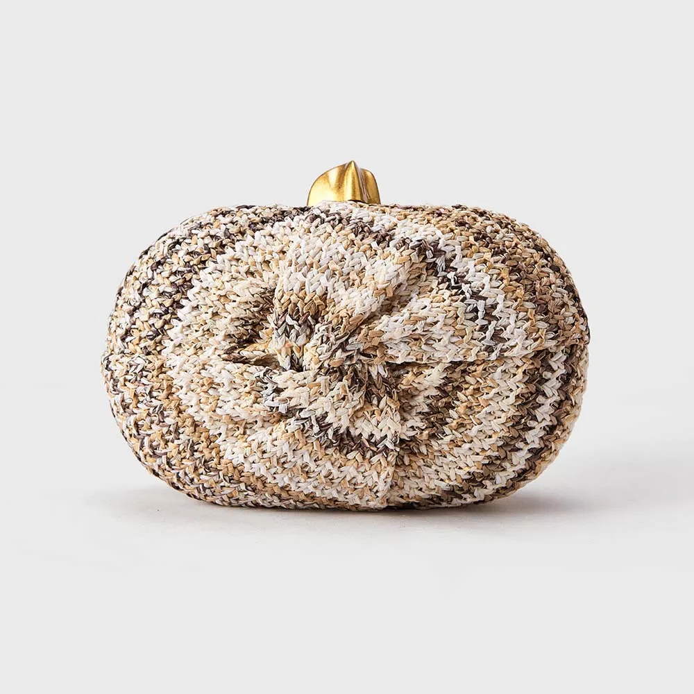 Casual Straw Women's Bag Clutch Woven Handbags Top Quality Luxury Bags Party Women's Shoulder Bags Purses Fashion Pouch