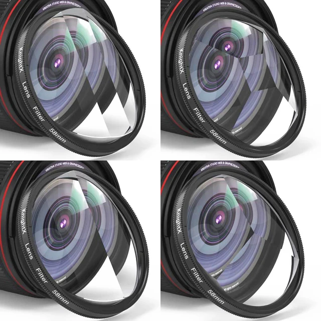 KnightX 52mm 58mm Kaleidoscope FX Prism camera filter For Nikon Canon eos 100d Prisma nd filter Cell Phones - AliExpress