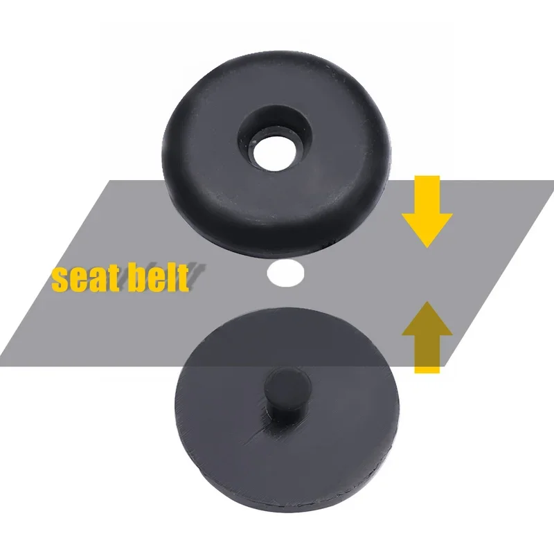 Car Seat Belt Accessory 10PCS Car Safety Seat Belt Stopper Spacing Limit Buckle Clip Retainer Seatbelt Stop Button Anti-slip Plastic seat belt stopper