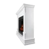 48" Silverton Electric Fireplace Mantel Insert Heater Remote Control 6ft Cord Realistic Flames Adjustable Thermostat Timer Home 6