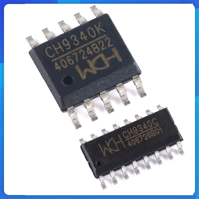 CH9340 USB to serial port chip with built in crystal oscillator based