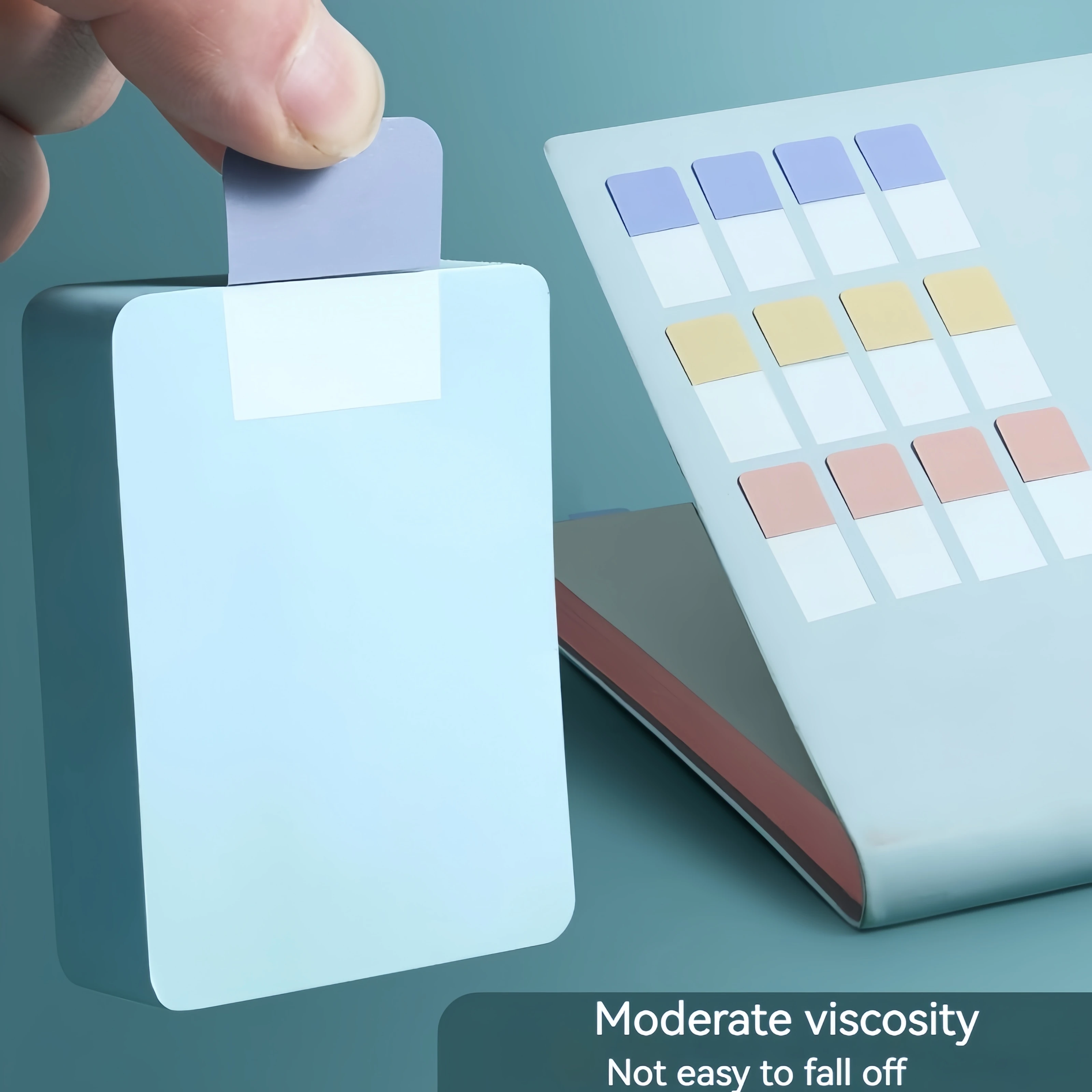 Index Sticker Notes Light Colors Sticky Tabs 3 Sizes 6 Colors Writable Reusable File Flag Labels for Bible