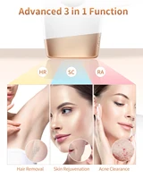 IPL Hair Removal Laser 999999 Flashes 3 in 1 Permanent Painless Epilator Whole Body Treament at Home Hair Remover For Men Women 2