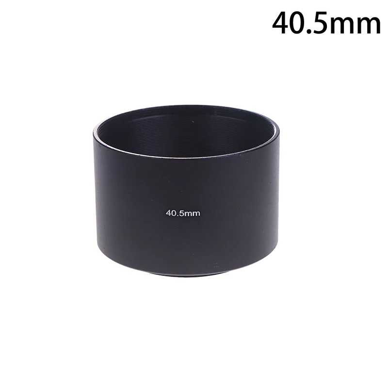 Universal Long Metal Lens Hood for Camera Lenses - Sunshade Accessory
