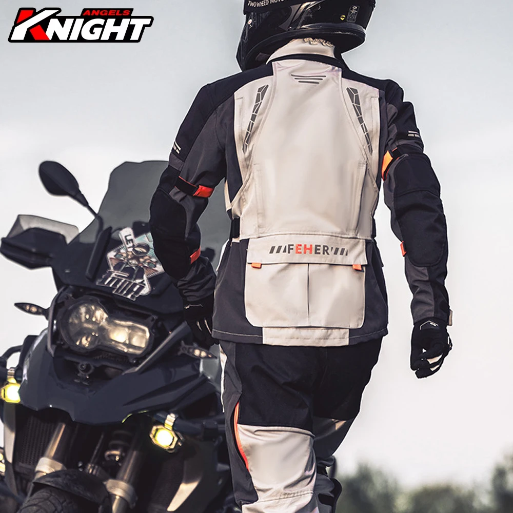 오토바이 재킷 남자 라이딩 랠리 슈트 야간 반사 디자인 방수 모토크로스 오토바이 라이딩 재킷 올 시즌