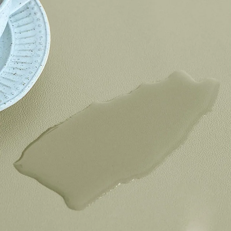 1.6mm 직사각형 캐비닛 테이블 매트 PVC 가죽 방수 신발장 패드 가정용 내구성 커피 테이블 조리대 보호대