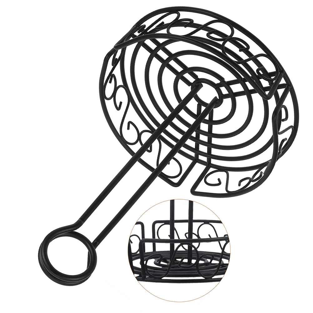 

Seasoning Basket Rotating Condiment Counter Spice Rack Iron Kitchen Organizers and Storage Holder for Cabinet
