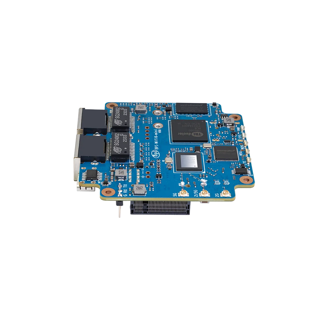 Banana Pi BPI-WiFi6 Mini Open Source Router Triductor TR6560 and TR5220 WIFI SOC Dual-core ARM Cortec A9 Processor Soft Router smart router