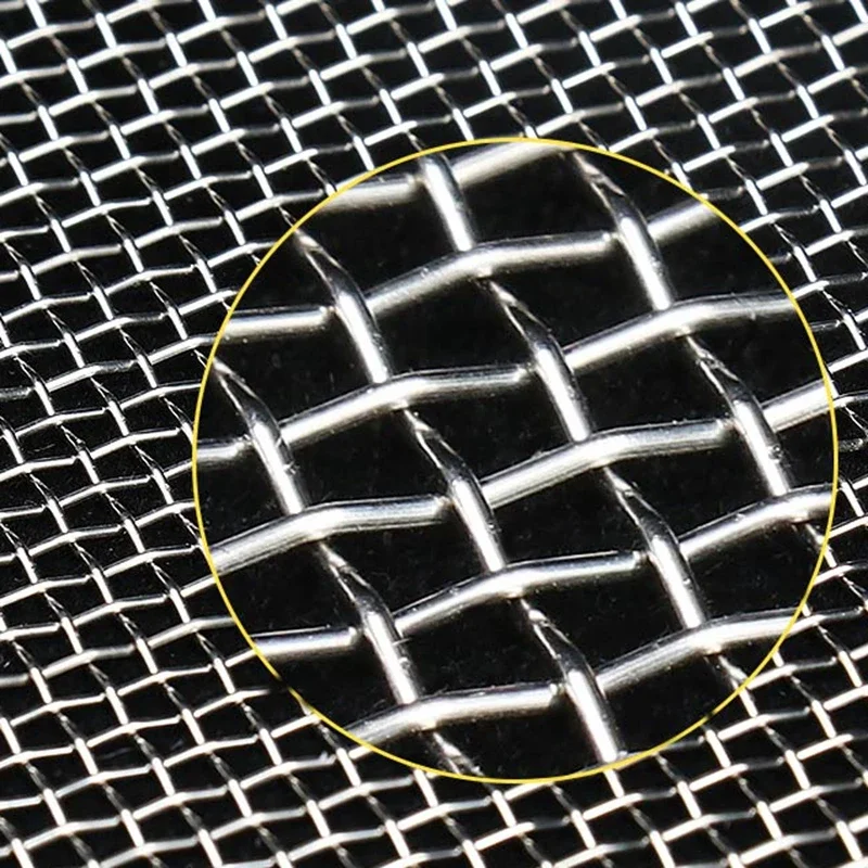 RUseeN 4 Pack Wire Mesh Sheets Stainless Steel Woven Meshes Screen Filter Panels Vent Metal Rodent Mesh Gauze Net For Mice Rodent Proof Rat Insect For - View #2