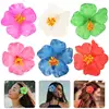 6pcs Fashion Hair Clips Hibiscus Flower Hair Clip Girl Hair Clips Women Hair Pin Hawaiian Hair Clip Women Barrettes 6