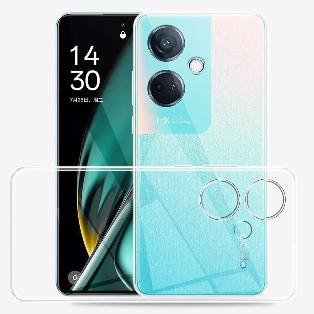 Clear Silicone Soft TPU Shockproof Phone Back Case Cover - Universal Fit
