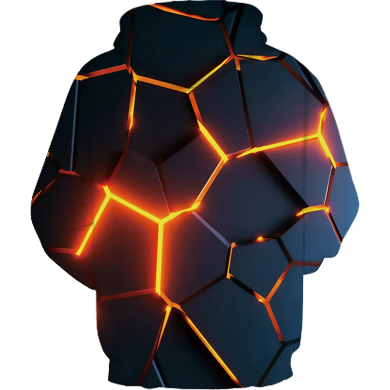 

Men/Women Autumn and Winter Coat Clothing Funny Jacket Black Hoodies 2023 New Colorful Flame Hoodie 3d Fluorescence Sweatshirt