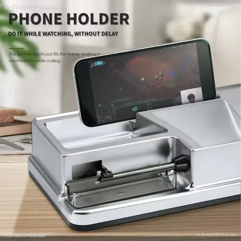 3 in 1 Automatic Cigarette Rolling Machine 6.5/8mm Electric Cigarette Maker Smart Sensing Injector Tobacco Filling Tube smoking