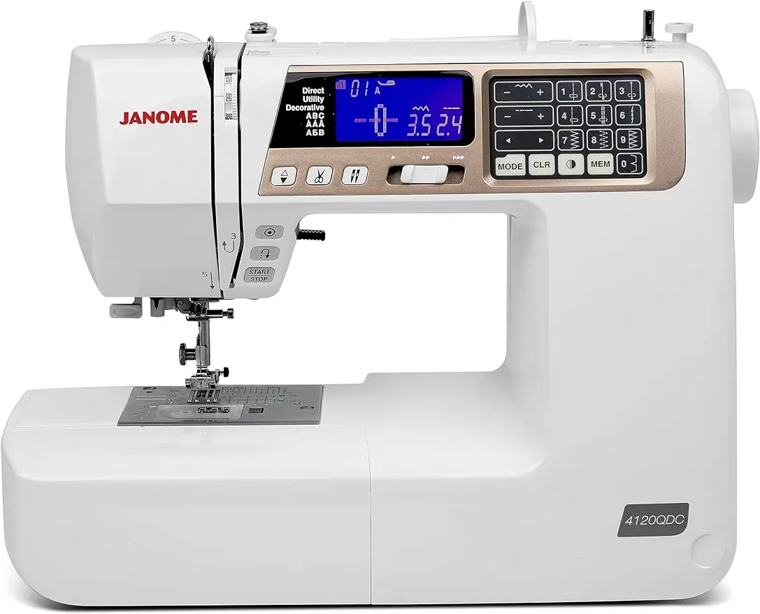 

Janome 4120QDC-T Computerized Quilting and Sewing Machine with Bonus Quilt Kit