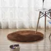 30/40/50cm Plush Fiber Round Mat Thickened Bedroom Living Room Carpet Floor Dressing Table Rug Nordic Style Shaggy Home Decor 6