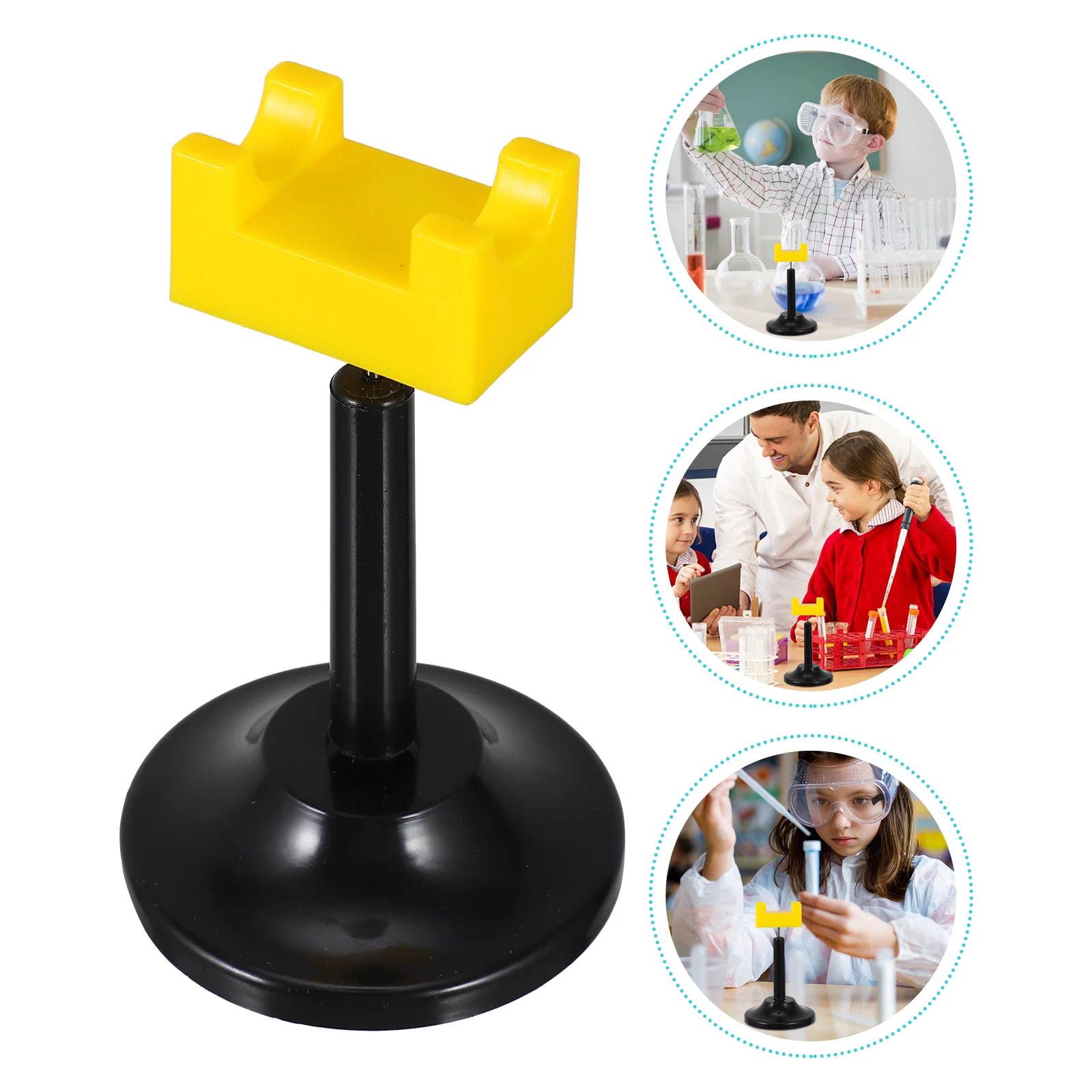 

4 Pcs Swivel Stand Professional Physics Experiments Tool School Physical Supply Rotating Friction Electrification Bracket