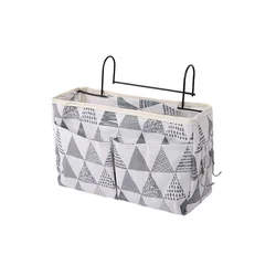 Compact Hanging Baby Organizer & Diaper Storage Solution (Grey Triangle)