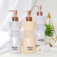 Lotion corporelle éclaircissante au collagène AILKE, crème hydratante intense pour femmes, réduit les taches brunes, la mélanine, avec de la nicotinamide 4