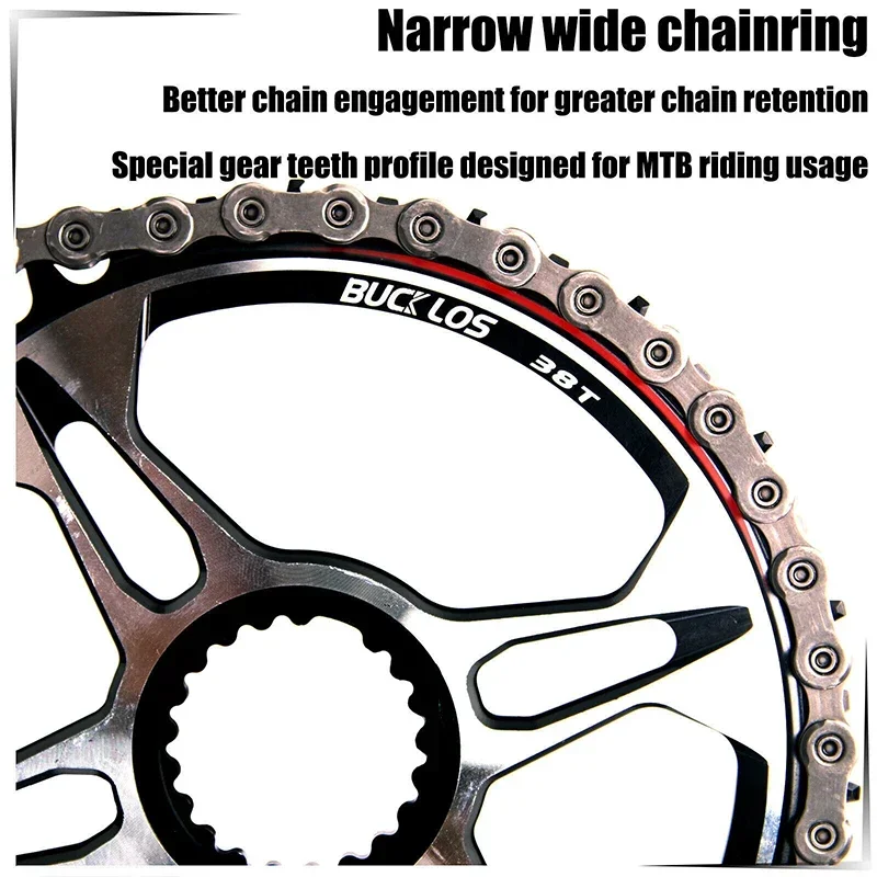 Bike Chainring 32T/34T/36T/38T for Shimano M6100 M7100 M8100 M9100 Bicycle Direc