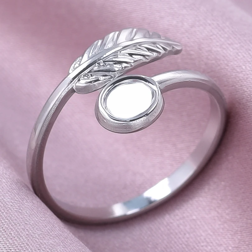 5 stücke Edelstahl Kurze Geometrie Ring Hand Diy Stein Bohrer Strass Silber Farbe Kein Verblassen Finger Schmuck Paar Ringe – Detail 25