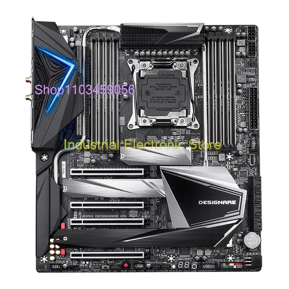 X299 마더보드, X299X 디자인, 10G, LGA2066, 256GB, DDR4 E-ATX 코어, i7-7800X 또는 X 시리즈, 코어 i9 X 프로세서 이상