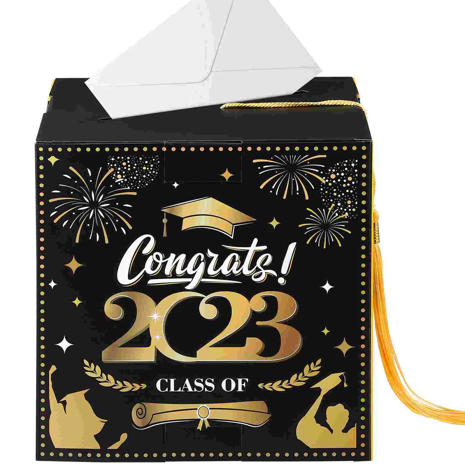 

Graduation Season Card Box Boxes Holder Suggestion 2023 Party Supplies Paper College Favors