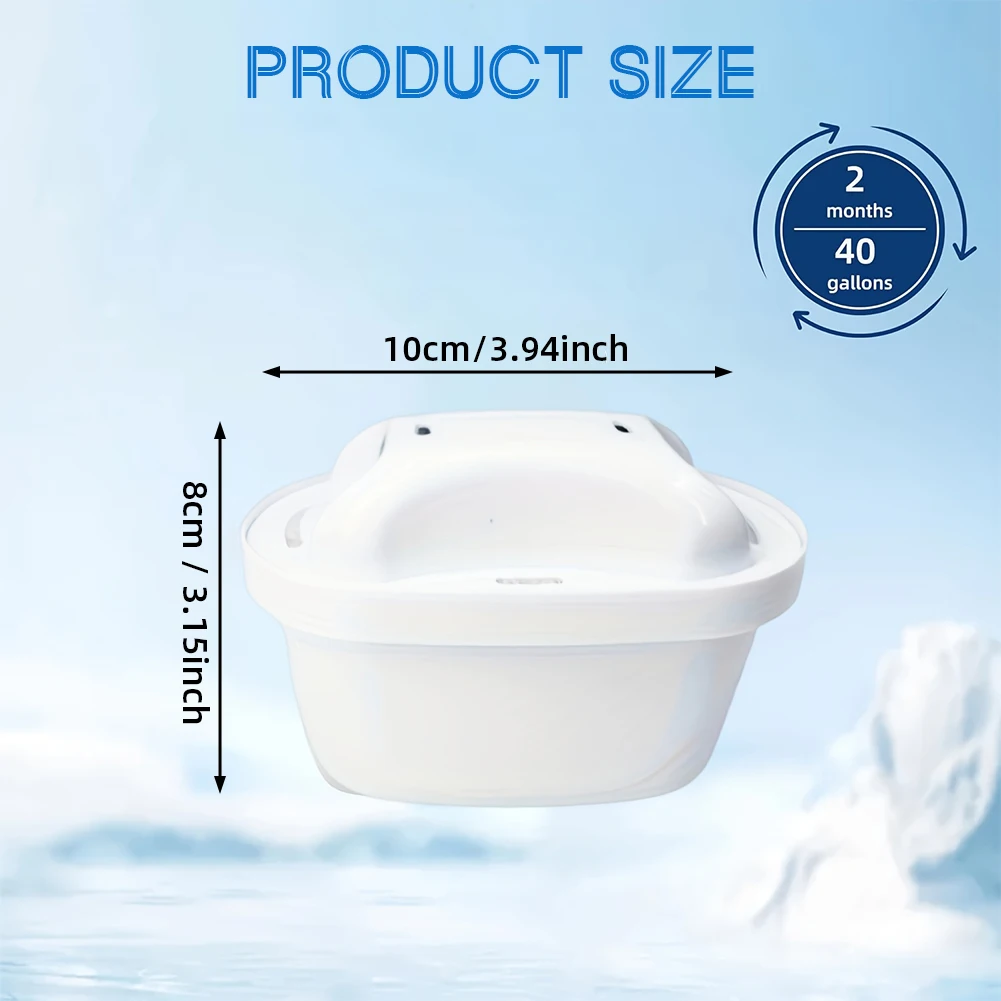 3-pack Water Filter Cartridge Water Filter Replacement Replacement for Maxtra+ Maxtra Plus Maxtra Mavea