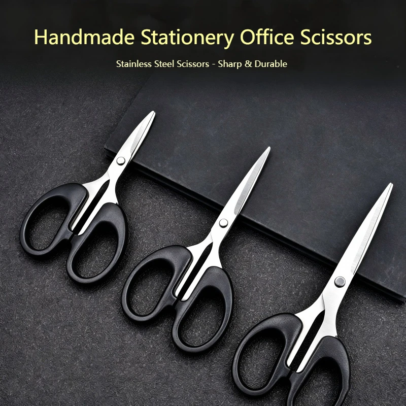 All Purpose Stainless Steel Scissors, Soft Grip Handle, Ideal for Home Office School Daily Cutting - 2