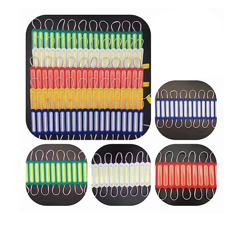 버스 화물차 트레일러 경고등 정지등, LED 모듈 트럭 사이드 마커 표시등, COB 슈퍼 브라이트, 12V, 24V, 20 개 