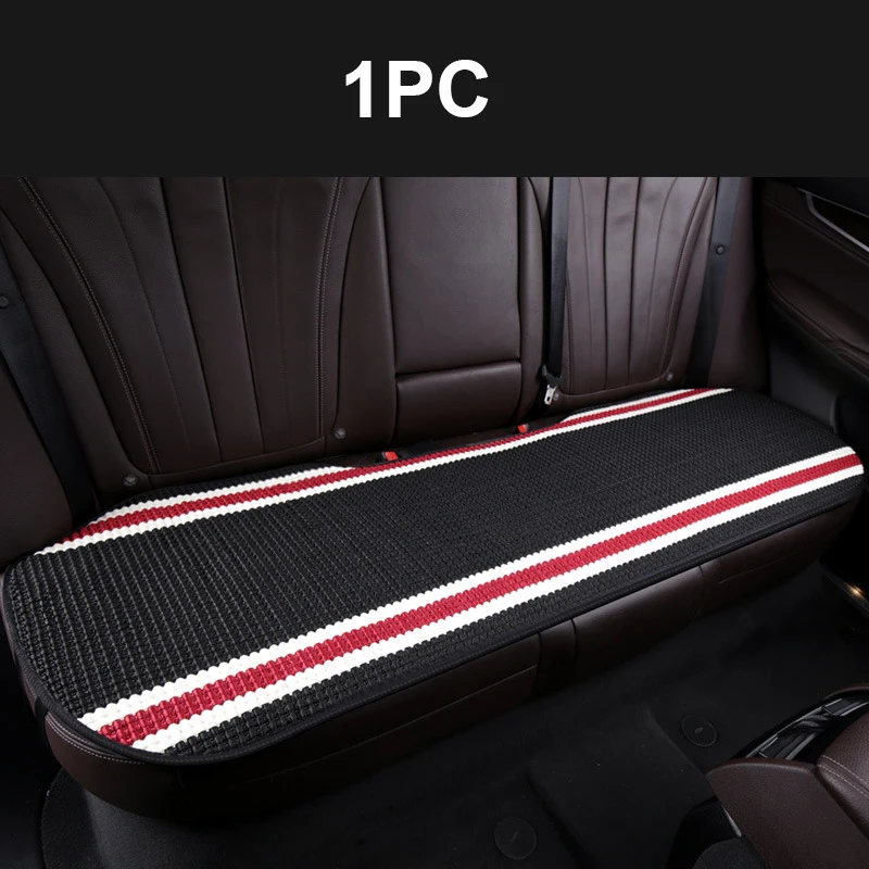 thumbnail image 1 of Funda de asiento de coche de seda de hielo, tela transpirable, protector de asiento de automóvil, cojín refrescante de verano, almohadilla antideslizante para silla, accesorios universales, 1 of 5