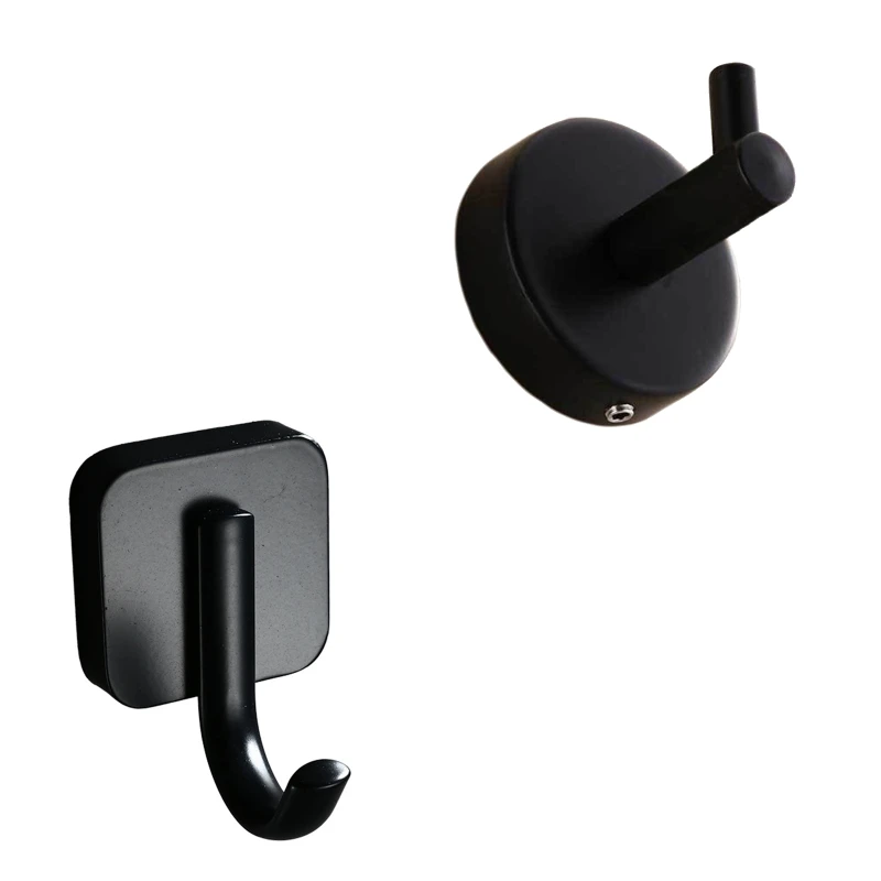 

Wall Single Hooks Stainless Steel Coat Hanger Shower Hook Bathroom Accessories