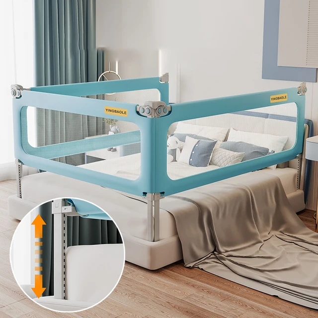 Barandilla de seguridad para cama de bebé, barrera de cama de 150cm,  parachoques de protección para niños, valla de cama para niños, riel  anticaída para dormir, 1 piezas - AliExpress