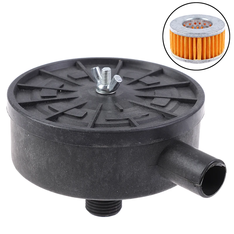 

1PCBlack Air Filter Silencer Air Compressor 20mm Male Thread Canister Filter SilencerInner hole diameter: approx. 15mm Wholesale