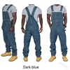 Mens Jeans 2025 Overalls Men Pockets Casual Loose Long Denim Pants Slim Splice Straight Rompers Autumn Plus Size Long Jeans Men 5