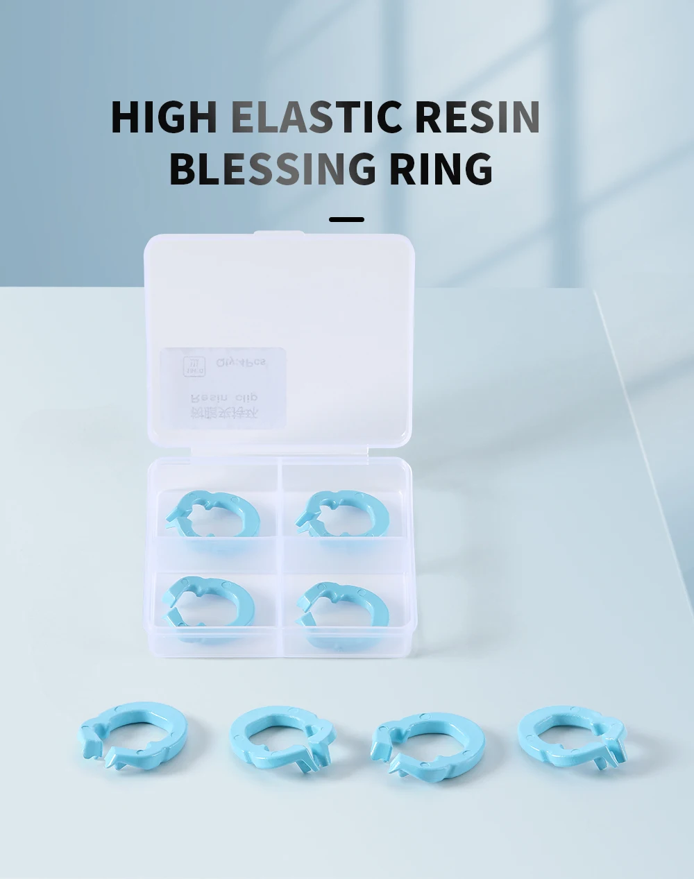 4 Teile/satz AZDENT Dental Harz Klemm Ring Separator Schnitt Konturierte Metall Matrizen Halter Verwendung für Matrix Feste Forming Blatt – Detail 1