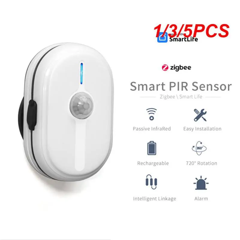 

1/3/5PCS Tuya 3.0 Smart PIR Motion Sensor Human Motion Sensor Smart Home Detector Home Security Work With Smart Life
