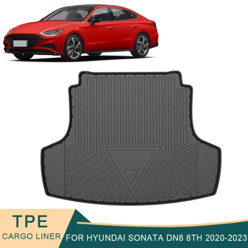 

Нескользящие коврики из ТПЭ для багажника Hyundai Sonata DN8 8 2020-2023