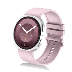 Waterproof Breathable Silicone Sports Watch Band - Galaxy 8Classic 46mm (06 pink)
