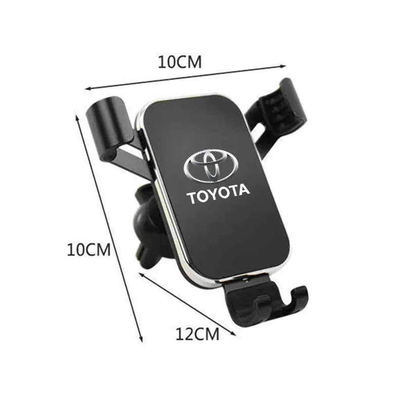 Gravity Car Phone Holder Car Air Vent Clip Mount Mobile Phone Holder For toyota camry chr corolla rav4 yaris prius Accessories