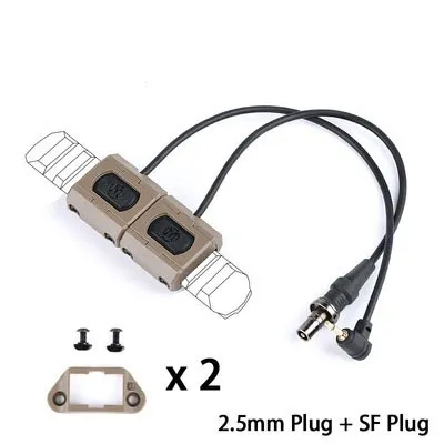 PEQ15 DE レッド&M600C SFマーキング AXONスイッチセット