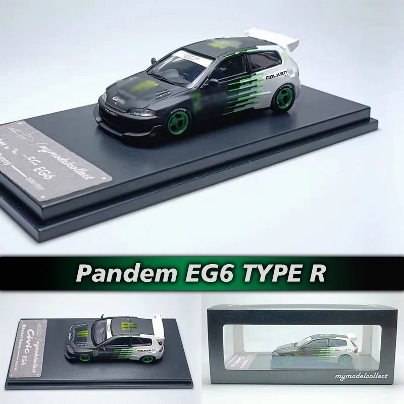 ** Pre Vendita ** Mc 1:64 Pandem Eg6 Tipo R Rocket Bunny Diecast Diorama Collezione Di Modelli Di Auto Giocattoli In Miniatura