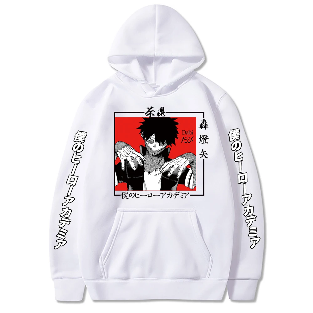 My Hero Academia Hoodie Anime Pullover Boku No Hero Academia Sweatshirts Dabi cosplay costume Hoodies Unisex Clothes mens hoodies sale