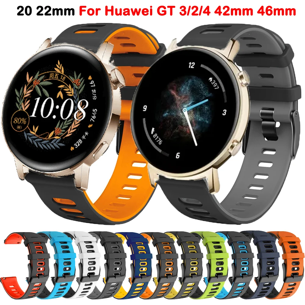 

20 22mm Watch Strap For Huawei Watch GT 2 3 4 42mm 46mm/GT2 Pro/GT3 Pro 43mm Watchband For Huawei Watch 4 Pro Bracelet Correa