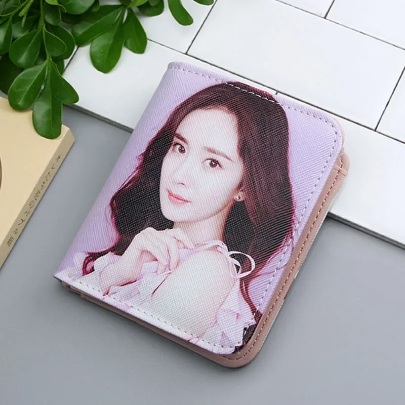 Women Wallets 2024 Luxury Brand Design Personalized Double Photos Gift for Her Wife Birthday Anniversary Mother's Day Pink Black - 4