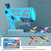 Foam Plane Launcher Bubble Airplanes Glider Hand Throw Catapult Plane Toy for Kid Guns Aircraft Shooting Game Toy Christmas gift 5