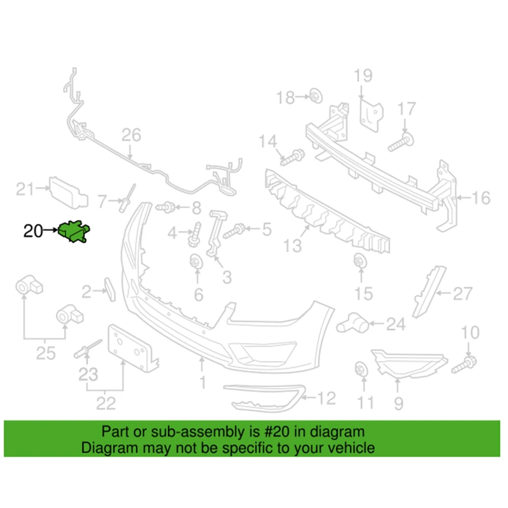 Ambient Temp Air Temperature Sensor For Ford Fusion Escape Edge EcoSport Focus Escort Mondeo Taurus Fiesta Mustang Ranger F-150