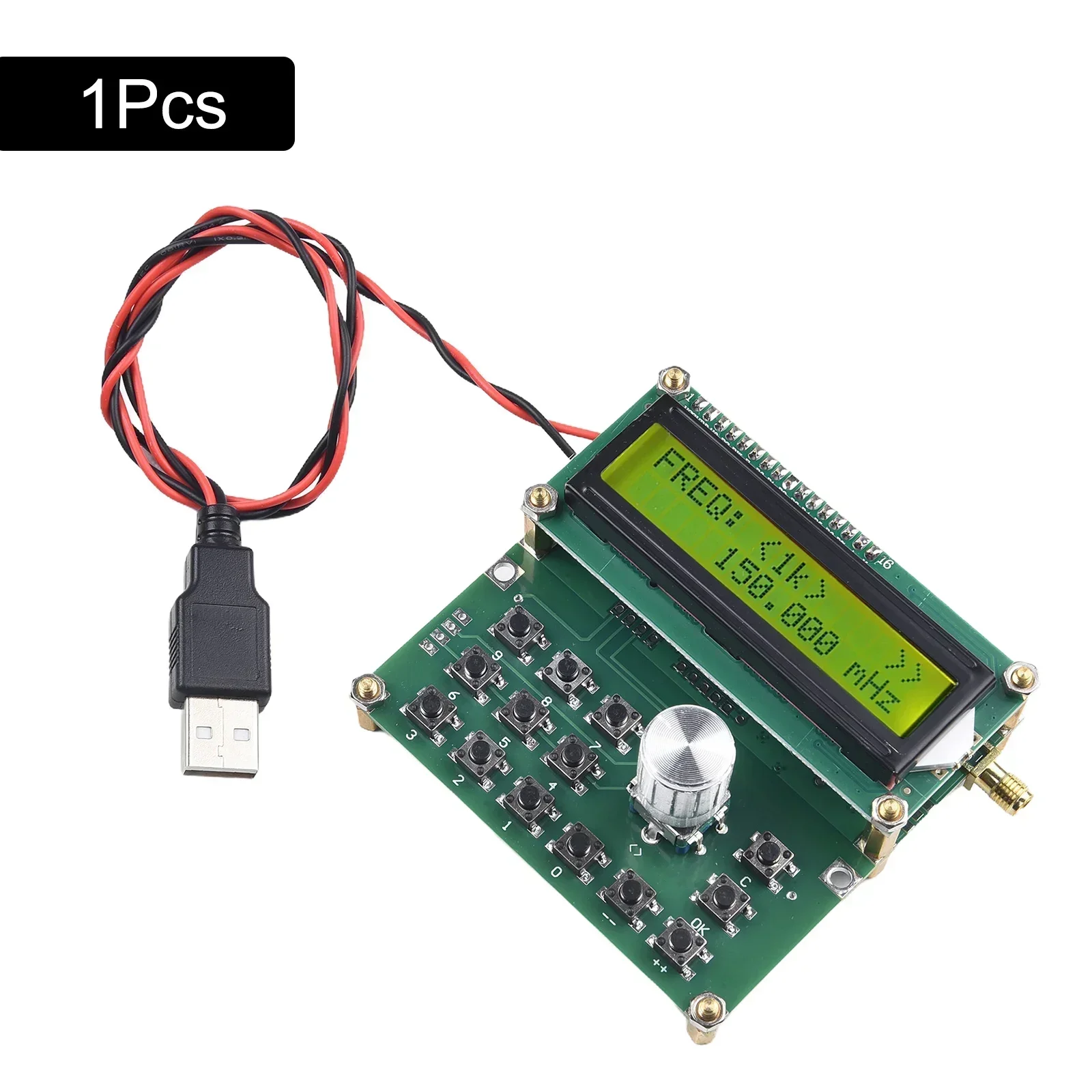 New RF signal generator PCB board green part replacement tool 1khz-8khz 35-4000MHZ 50ohms 80X75X30mm DC4.5V-5.5V